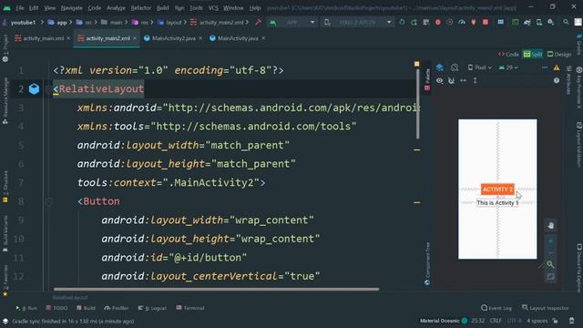 How to Make a Button open a New Activity - Android studio | Intent Android studio hindi | Dsacode смотреть онлайн