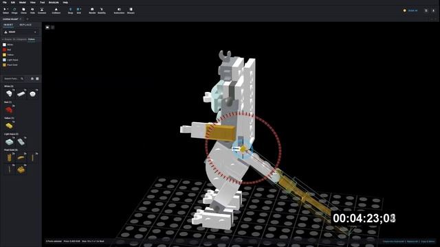 Lego 30649 Ice Dragon Creature Speed Build Studio Bricklink LDD by PLegoBB смотреть онлайн