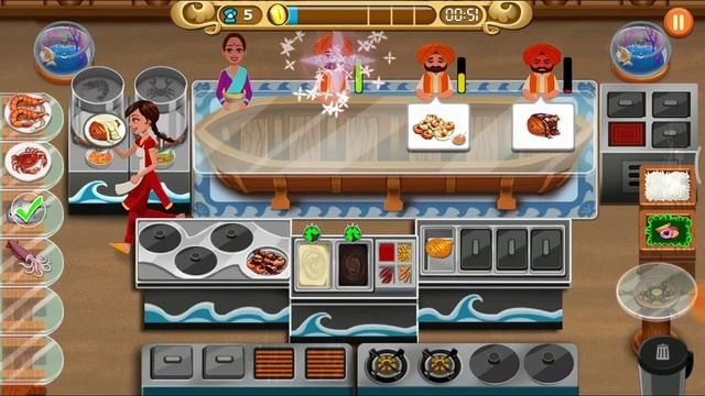 Masala express coastal delight unlocked...! Best cooking game on android..! смотреть онлайн