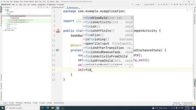 18- seek bar and seek bar discrete in android studio смотреть онлайн