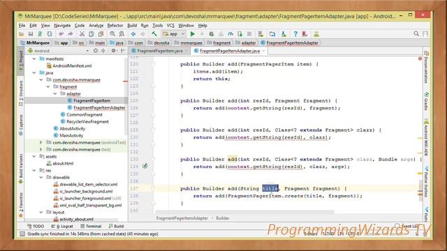 Android S9E1 : MarqueeView - with Fragments,Tabs and RecyclerView смотреть онлайн