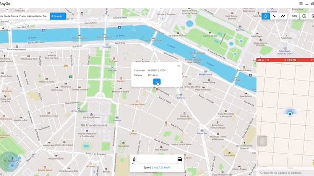 New Joystick for pokemon go | Spoofing joystick for pokemon go | Fake GPS Location on iPhone 2021. смотреть онлайн