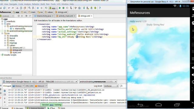 Lập trình Android - Bài 58 Sử dụng Android Resource - String Resource смотреть онлайн