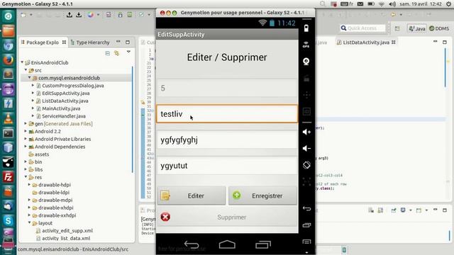 [Enis Android Club] Tuto Android + MySQL смотреть онлайн