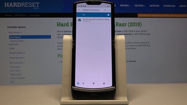 How to Connect Printer with MOTOROLA Razr 2019 – Wireless Printing смотреть онлайн