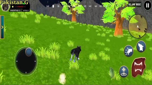 Wild Wolf Simulator 3D Android Mobial Games Kill The Animals#2 смотреть онлайн