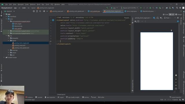Tutorial Membuat Splash Screen login Android Studio смотреть онлайн