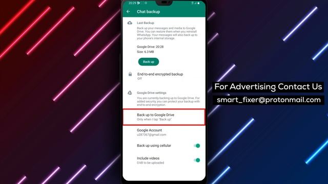 How To Backup Your Data Using Cellular Data On Whatsapp On Android смотреть онлайн