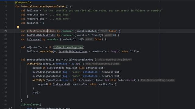 Annotated String - Expandable and Clickable Text Links - Jetpack Compose смотреть онлайн