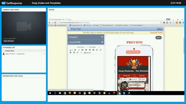 Template and Copy Codes Instant App Wizard Training 7/20/2016 смотреть онлайн
