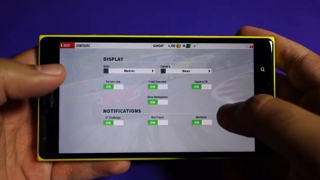 Nokia Lumia 1520 - GT Racing 2 Gameplay смотреть онлайн