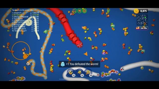 Worms Zone.io | 3.800.000+ Score | Gameplay Walkthrough | Android/ios Episode 2 смотреть онлайн
