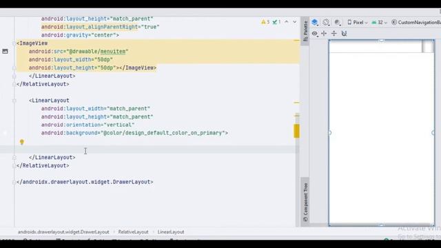 Custom Navigation Bar | Android Studio | with Source code | Complete Guide смотреть онлайн