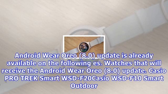 Android wear updated for oreo 8.0 смотреть онлайн