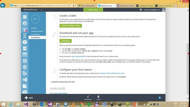 Microsoft Azure Mobile Services for Android смотреть онлайн