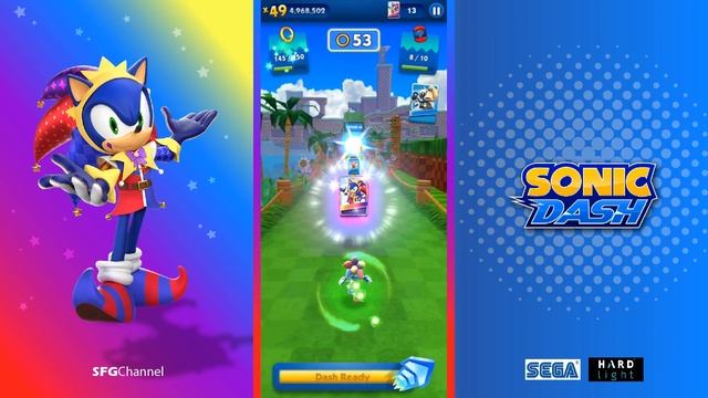 Sonic Dash JESTER SONIC Showcase Gameplay смотреть онлайн