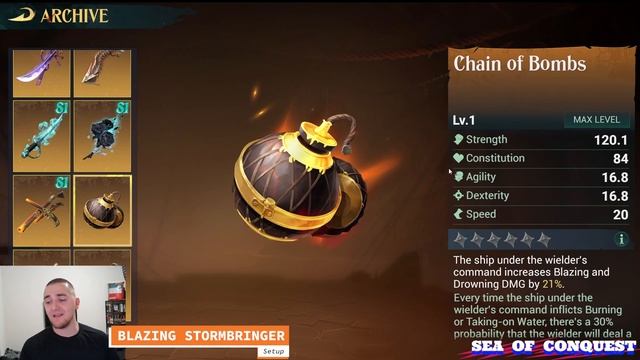 Sea of Conquest Best Blazing Stormbringer Build How to Set Up your Ship Season 2 смотреть онлайн