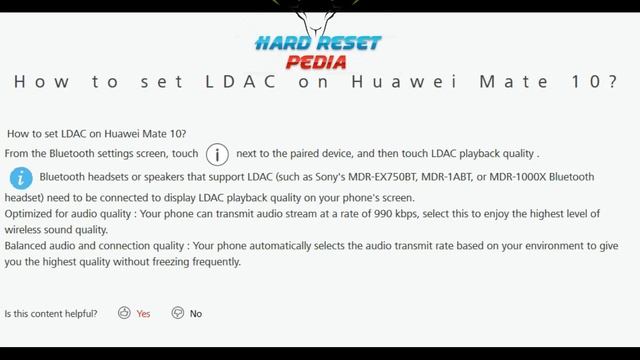 ☑️ How to set LDAC HUAWEI Mate 10 Pro смотреть онлайн