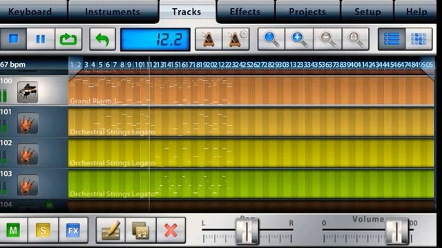 Faded orchestra in Music Studio Lite смотреть онлайн