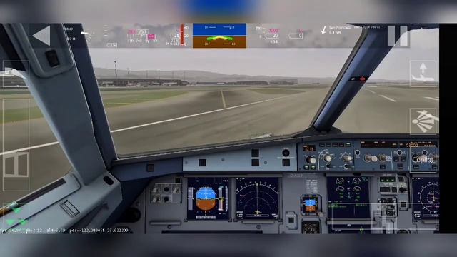 Aerofly FS2020 A320 landing, taxi and parking. Best mobile flight simulator ever?? смотреть онлайн