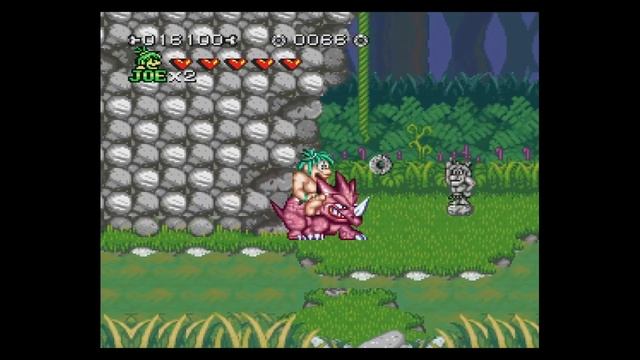 [Joe And Mac 2 - Lost In The Tropics] Super Nintendo - Longplay смотреть онлайн