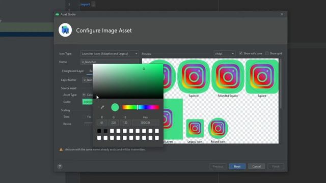 How to Change the App Icon | Android Studio смотреть онлайн