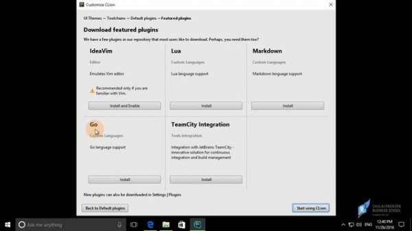 สอนภาษาซี C: การติดตั้ง CLion IDE บน Windows 10