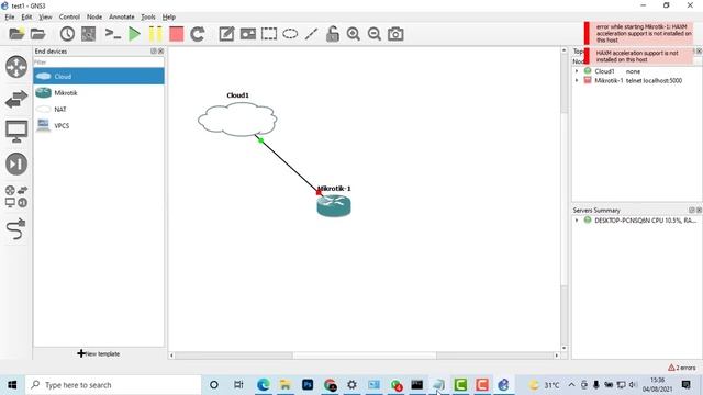 HAXM acceleration support is not installed on this host | GNS3 Tutorial смотреть онлайн