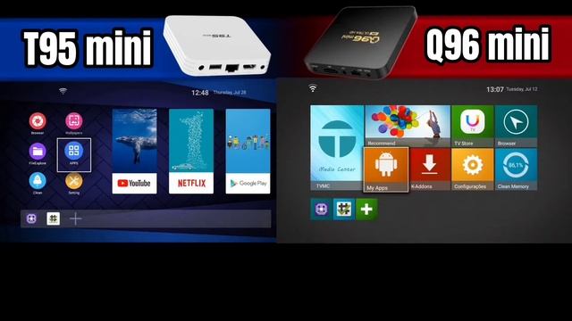 Tv BOX T95 Mini Vs TV BOX Q96 Mini | Comparativo | Qual A Melhor Android TV BOX? 🤔