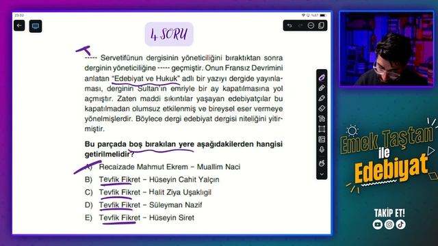 2024 AYT EDEBİYAT SORU ÇÖZÜM KAMPI - SERVETİFÜNÜN DÖNEMİ🔥 смотреть онлайн