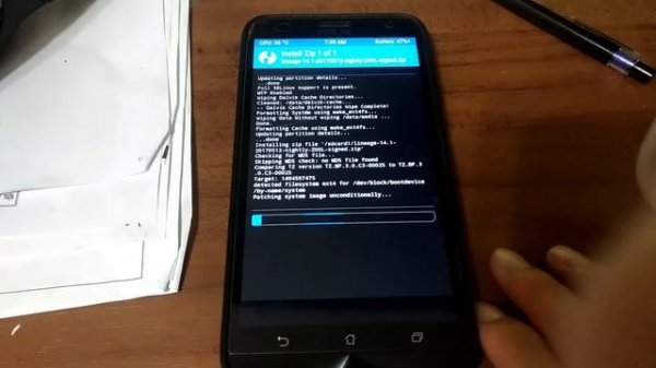 ASUS ZENFONE2 LASER ZE550KL LINEAGE OS root