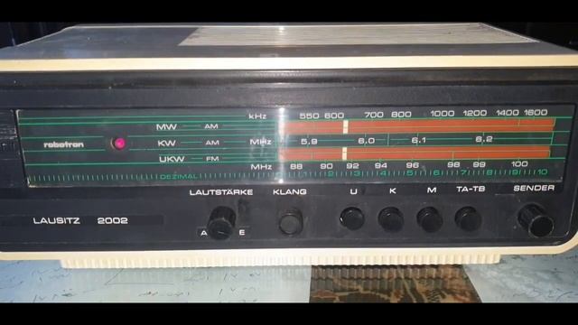 راديو روبوترون ألماني كهرباء فقط Radio Robotron Lausitz2000 смотреть онлайн