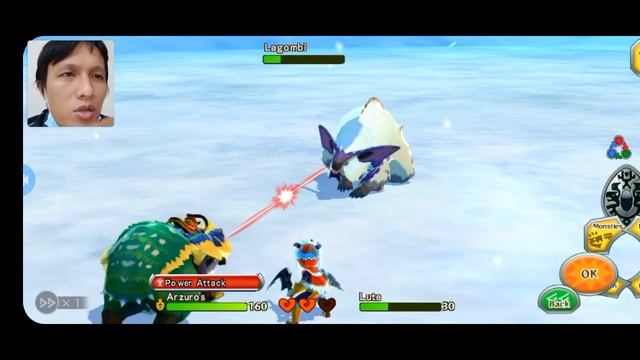 Arzuros Kinship Skill Hunter's Claw_Monster Hunter Stories Android Gameplay смотреть онлайн