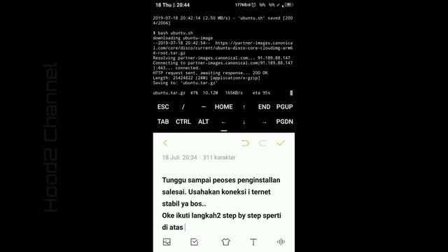 TUTORIAL INSTALL UBUNTU DI TERMUX DENGAN CEPAT.. смотреть онлайн