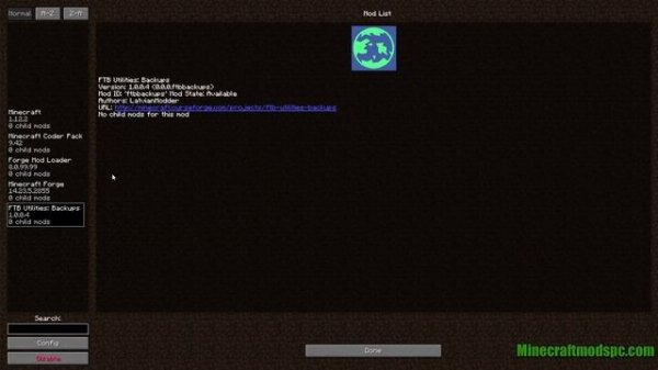 How To Download FTB Backups Mod 1.16.5/1.15.2/1.12.2 & Install for Minecraft