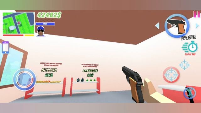 UNLIMITED BULLET | NEW WEAPONS | Dude Theft Wars Android Game смотреть онлайн