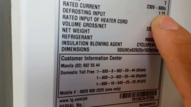 LG iNVERTER REF TWO DOOR model GR- 222 rlcl and GR-222 slcn смотреть онлайн