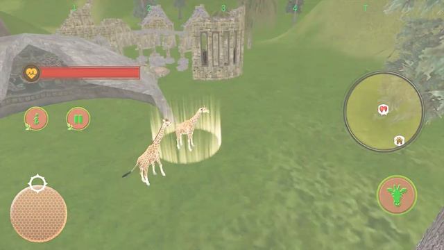 Giraffe Family Jungle Simulator смотреть онлайн