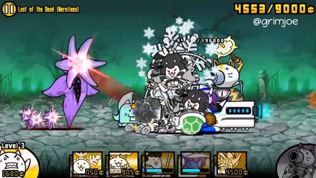 The Battle Cats - Z-Onel Rises! : Last Of The Dead (Merciless) With Goemon Cat [No Ubers]