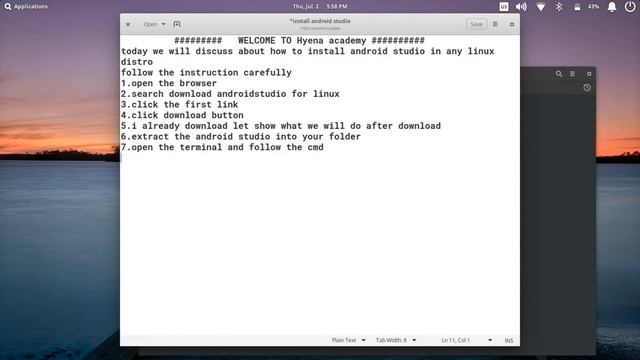 How to Install Android Studio for all Linux distribution || elementary os || ubunutu distribution смотреть онлайн