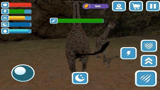 🌵👍Wild Giraffe Simulator 3D-By WonderAnimals Simulation - iTunes/Android смотреть онлайн