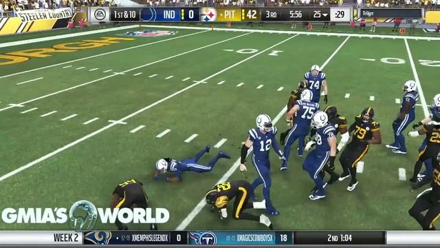 LEVEON BELL & BRANDON COOKS PUT IN WORK! BLOWOUT! | Madden 17 Career Mode Gameplay | Madden 17 смотреть онлайн