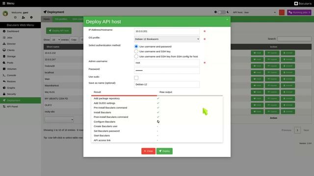 Bacularis - Deploy Bacula Client On Debian 12 Bookworm