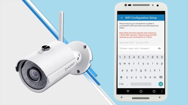 WiFi App Setup for Amcrest Outdoor Bullet 2MP IP Camera (IP2M-842) смотреть онлайн