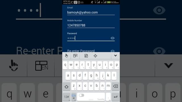 Android Material Design Login & Signup Template смотреть онлайн