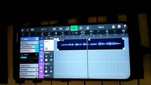 cubasis 3 Android App voice record test .. смотреть онлайн