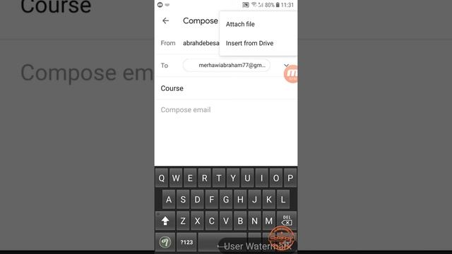 How to Attach and Send Picture, Video, Files in Gmail in Android смотреть онлайн