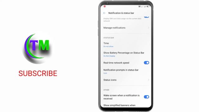 how to hide status bar in realme || remove status bar 🔥🔥 смотреть онлайн