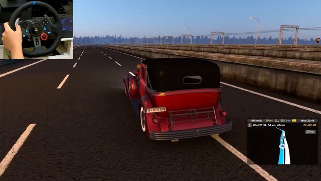 Euro Truck Simulator 2 | Cadillac V16 1930 (speed above 160 km/h) LONDON - DOVER смотреть онлайн
