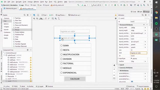 Video Calculadora (RadioButton) en Android Studio смотреть онлайн